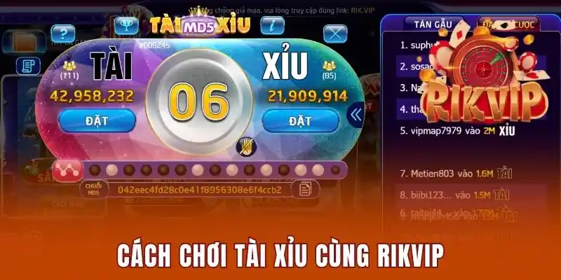 Cách Chơi Tài Xỉu Cùng Rikvip Đơn Giản Và Dễ Hiểu Nhất 2 Cách chơi tài xỉu cùng Rikvip đơn giản và dễ hiểu