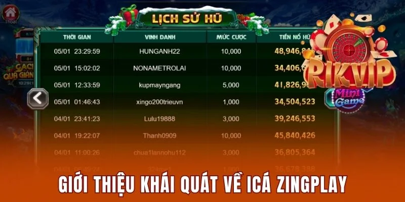 Hướng Dẫn Chơi iCá ZingPlay Từ A Đến Z Cho Tân Binh 1 Giới thiệu khái quát nhất về game iCá ZingPlay