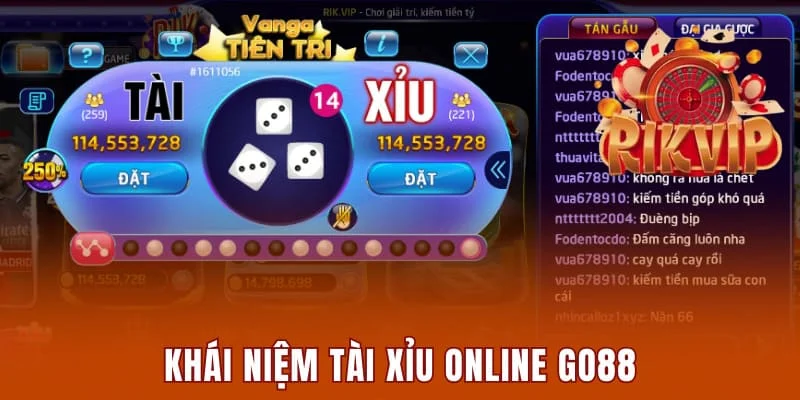 Khái niệm tài xỉu online Go88
