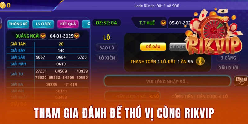 Lô Đề Rikvip - Điểm Đến Lý Tưởng Của Dân Chơi Đỏ Đen 2 Tham gia đánh đề thú vị cùng xổ số 3 miền