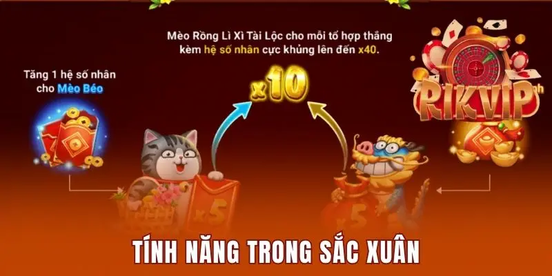 Sắc Xuân Chợ Tết Rikvip - Game Nổ Hũ Ăn Khách Số 1 3 Tính năng trong sắc xuân